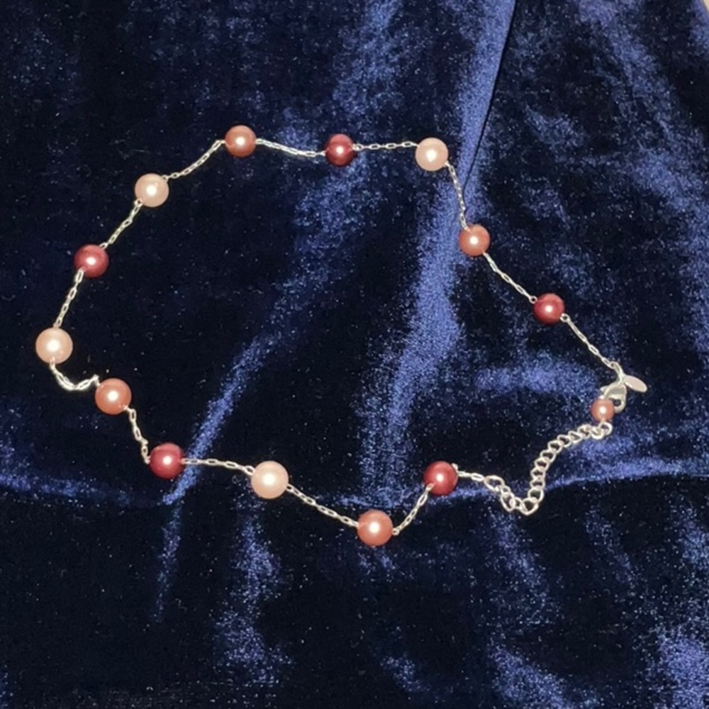 RMN Faux Pearl & Silver-Tone Metal Necklace